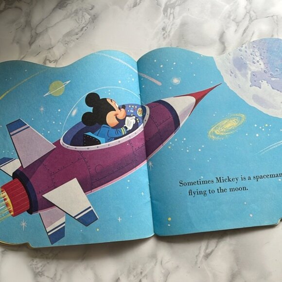 Vintage Mickey Moe book - A Golden Book Shape Book SOFTCOVER - Picture 4 of 7